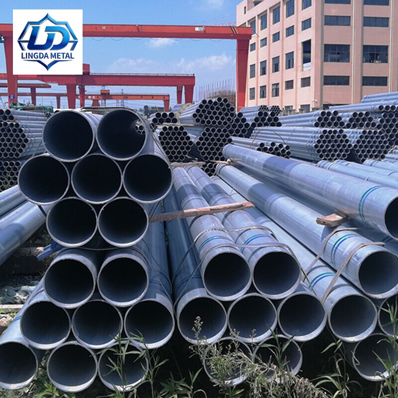 Q195 Galvanized Steel Round Pipe