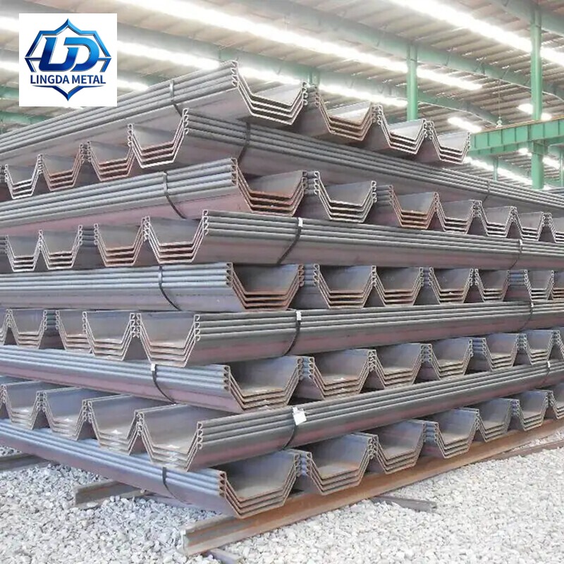 A53 Gr.A A656 Gr.50 U-Shaped Steel Sheet Pile