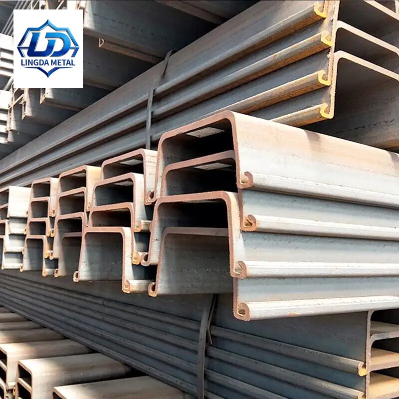 A53 Gr.A A656 Gr.50 U-Shaped Steel Sheet Pile
