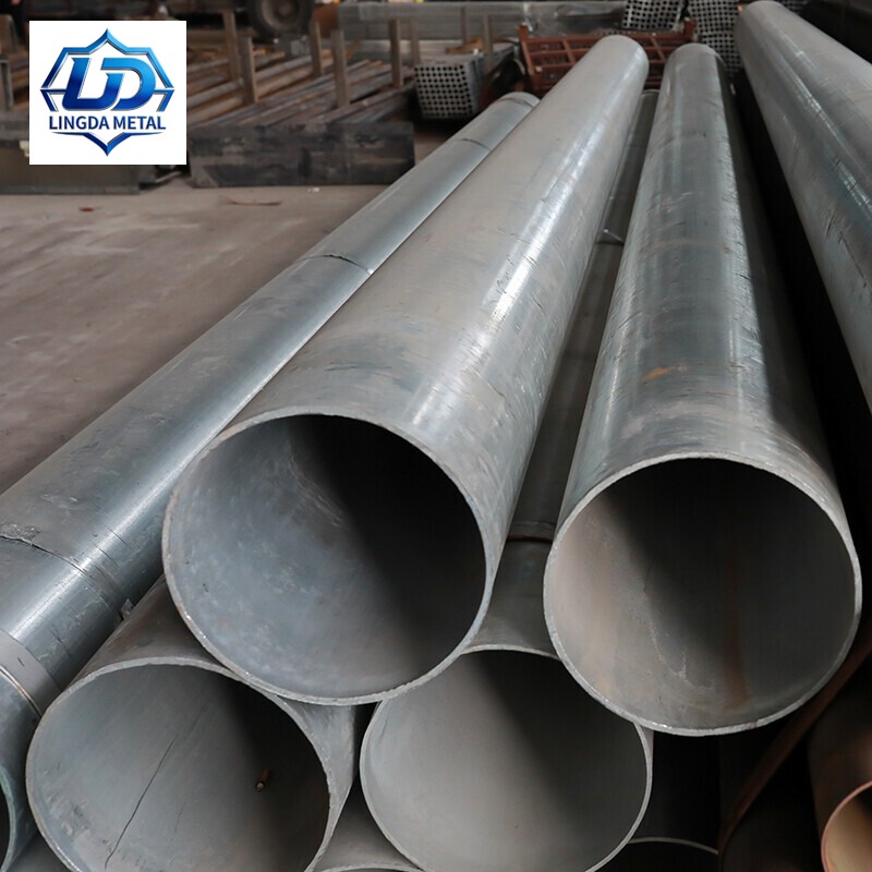 DX51D Galvanized Steel Round Pipe
